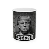 Trump Print Ceramic Mugs (11oz 15oz) - Legend Text - 11oz - Mug